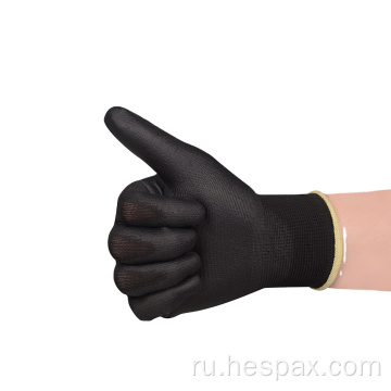 HESPAX антистатические PU Palm Palm Down Dism Gloves Electrical